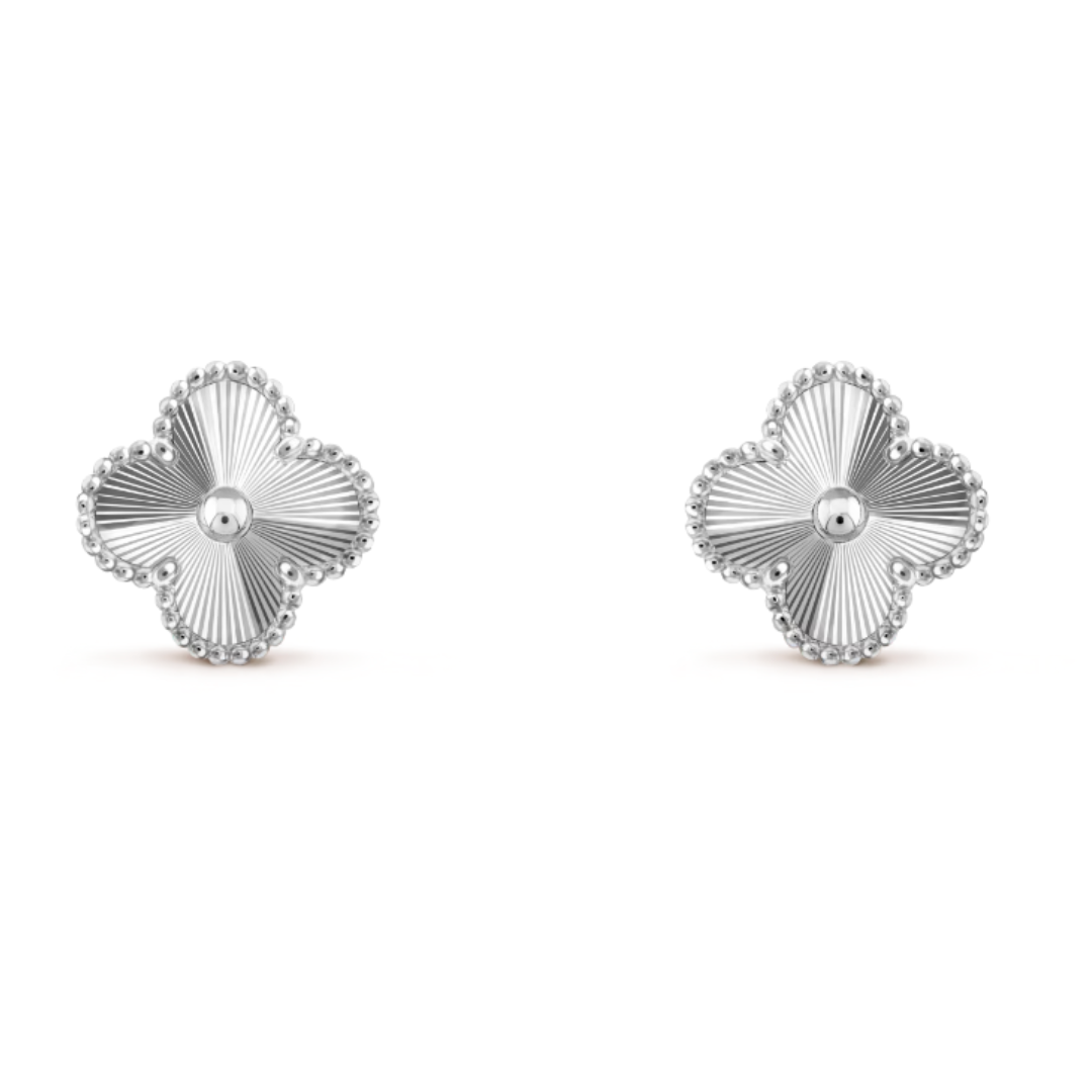 Alira clover Earrings | Silver