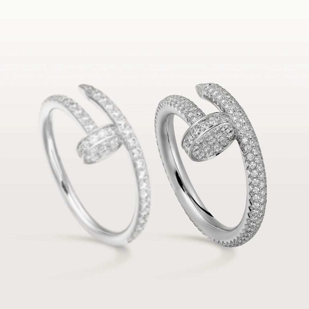 Nail Cuff Ring | Diamond