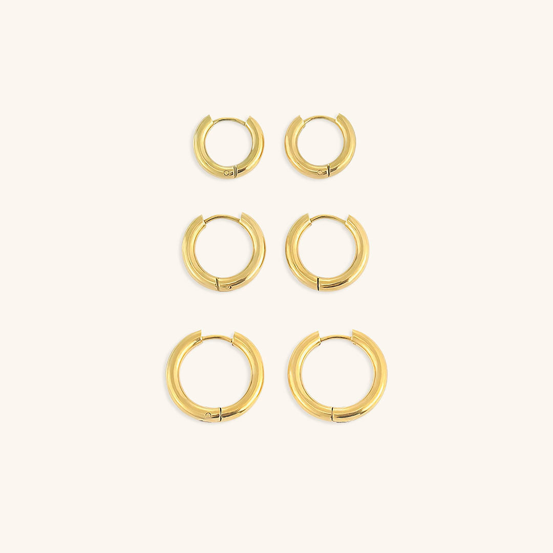 Luna Timeless Earrings | Round