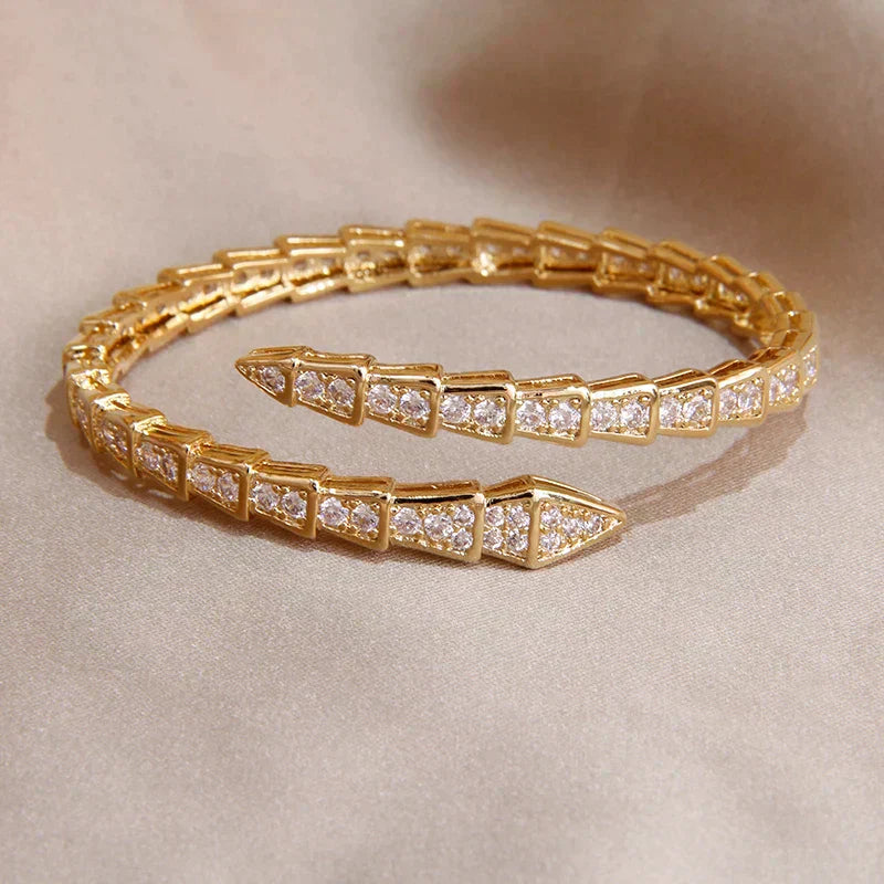 Yelara Snake Bracelet | Gold
