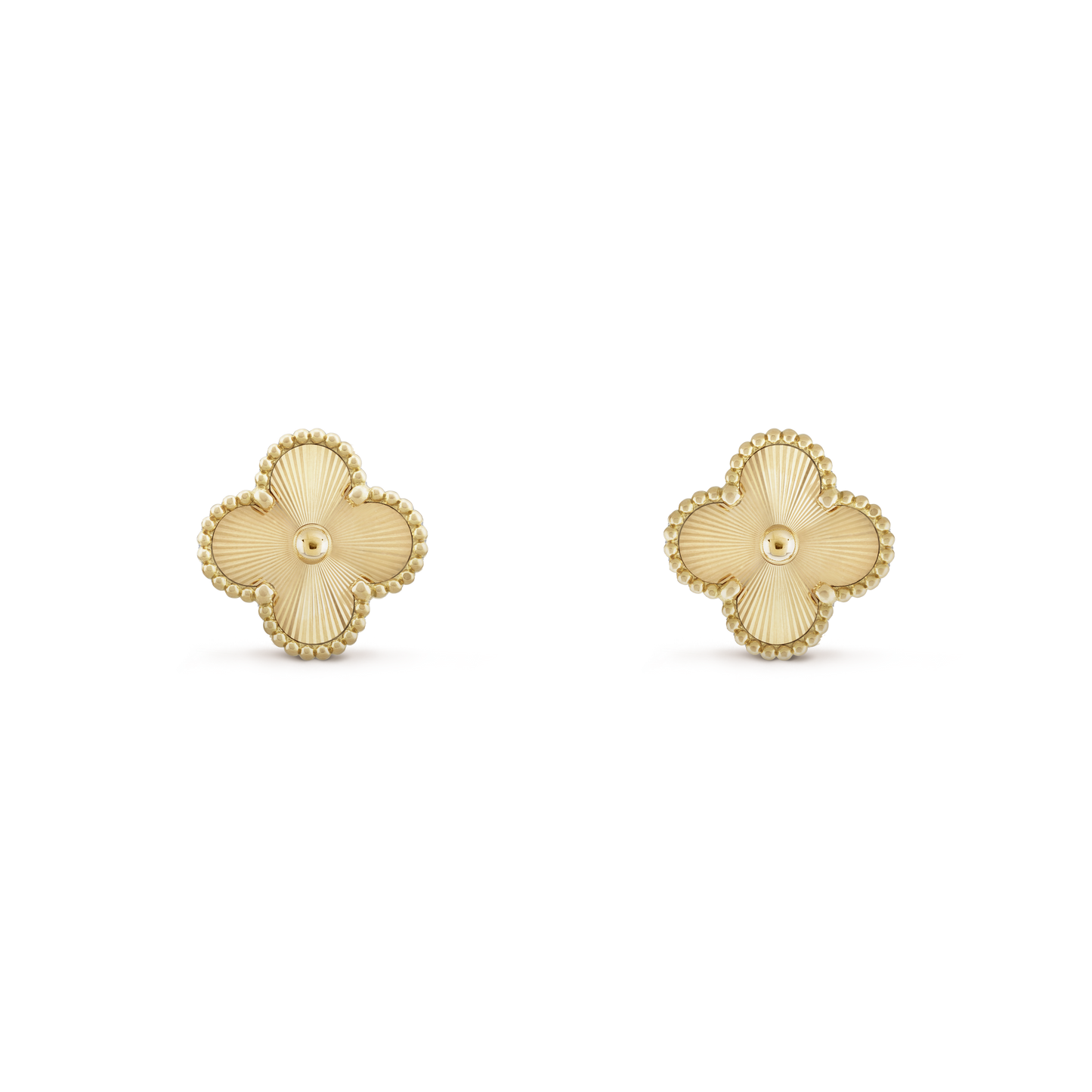 Camille Four-Leaf Ear Studs | Gold