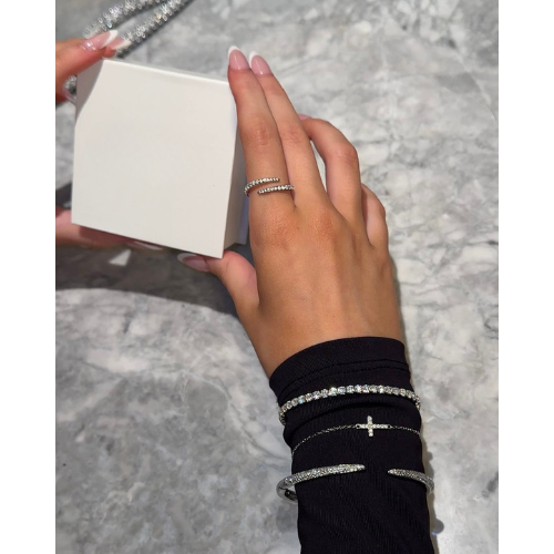 Alira Cuff Bracelet | Silver