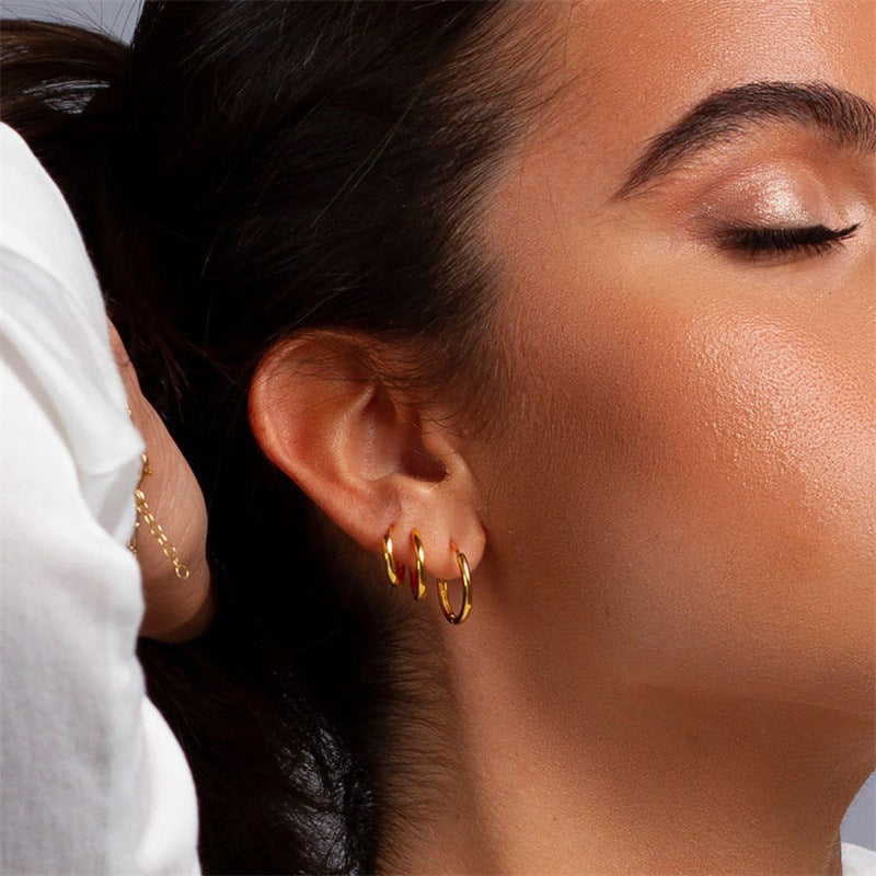 Luna Timeless Earrings | Round