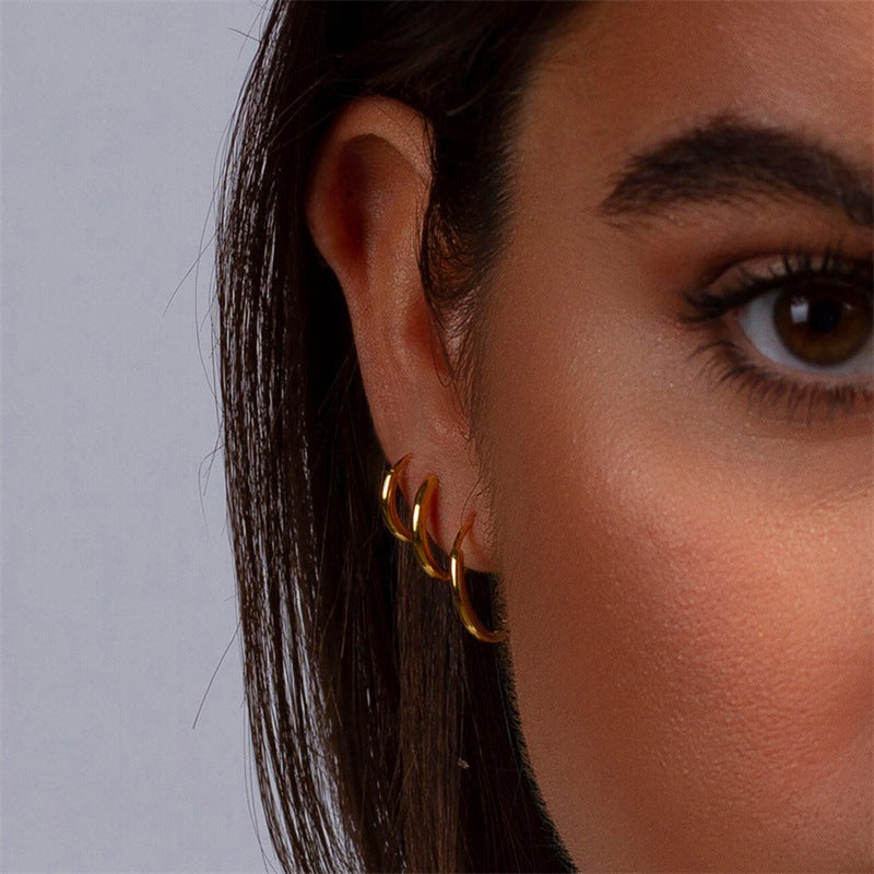 Luna Timeless Earrings | Round
