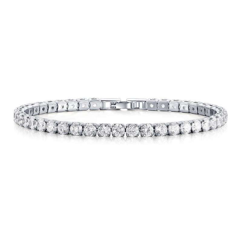Lunessa Tennis Bracelet | Silver
