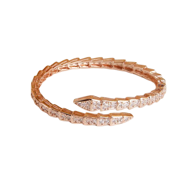 Yelara Snake Bracelet | Rose Gold