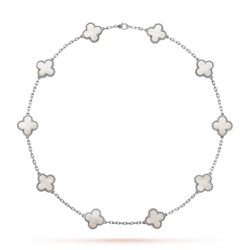 Annelise Clover Necklace |Silver