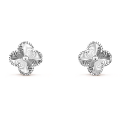 Alira clover Earrings | Silver