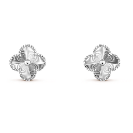 Alira clover Earrings | Silver