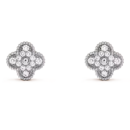 Amariah Earrings | SIlver Diamond