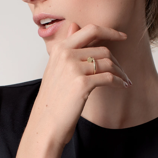 Beatrice Narrow Cloud Ring