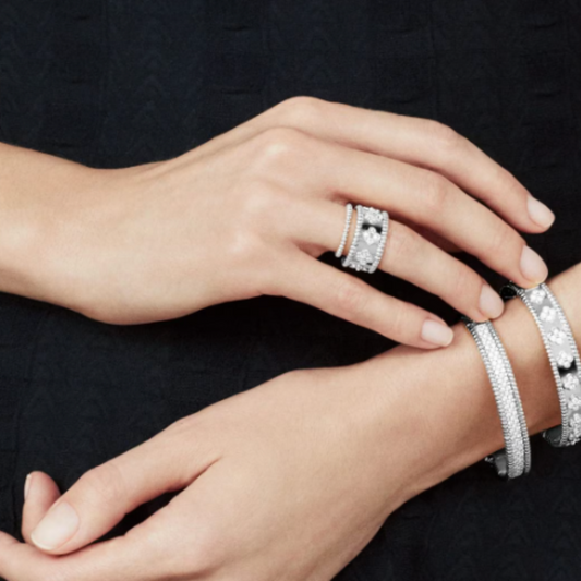 Celestia Ring with Diamond Accents | Silver