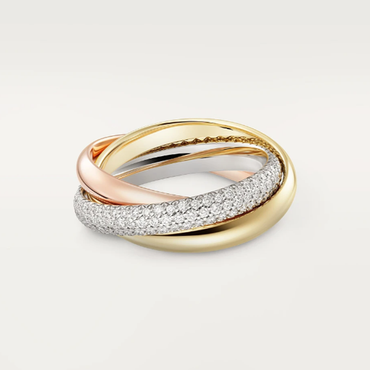 Amoura Trinity Ring | Gold