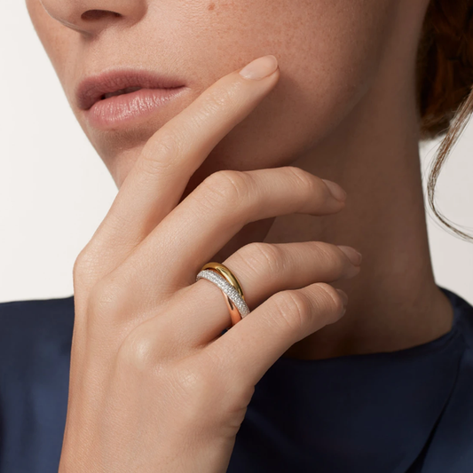 Amoura Trinity Ring | Gold