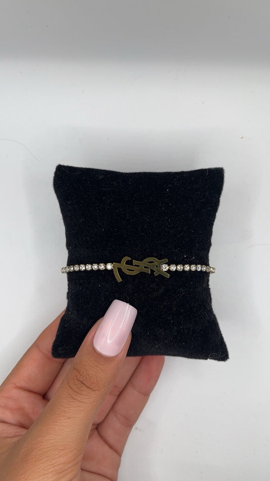 Celeste YSL Sparkling Bracelet | Rhinestone