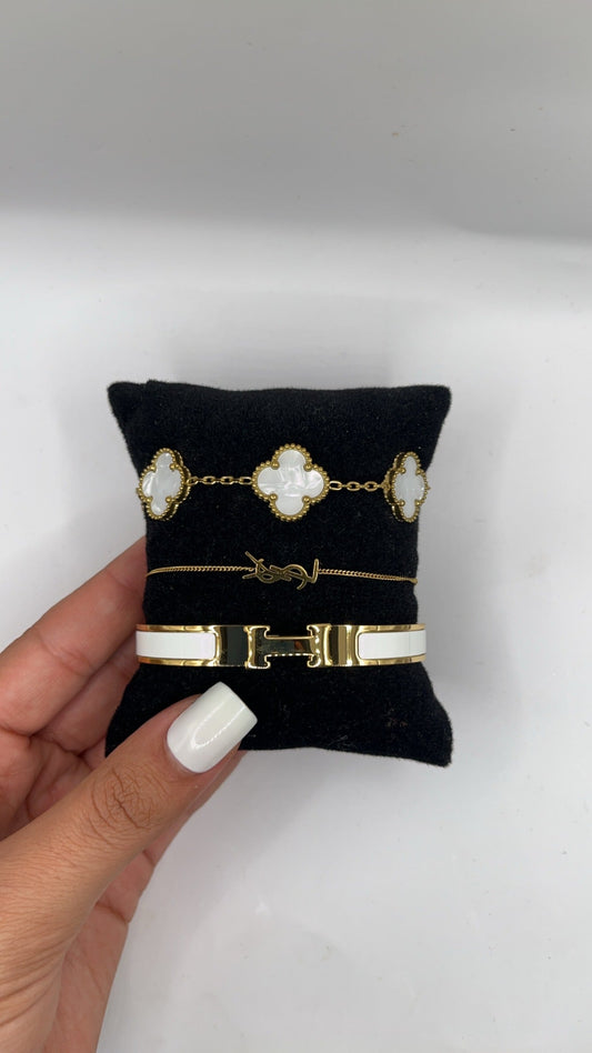 Zaria YSL Collection | Gold & White