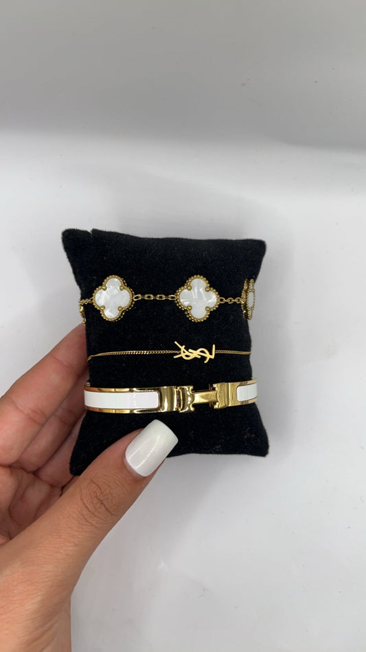 Zaria YSL Collection | Gold & White