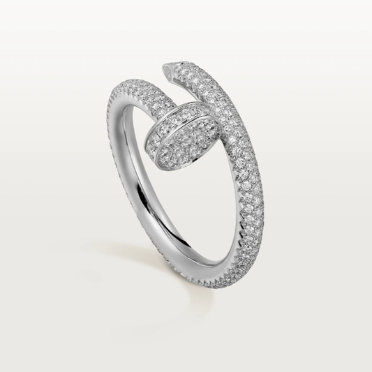 Nail Cuff Ring | Diamond