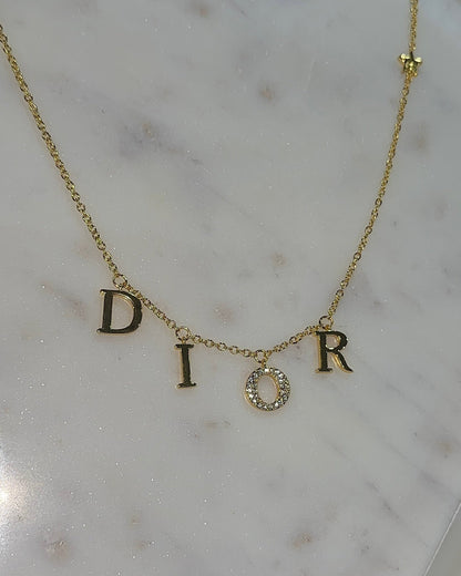 Jaelina CD Necklace | Gold