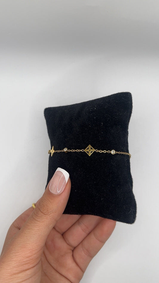 Riham Charm Bracelet | Gold