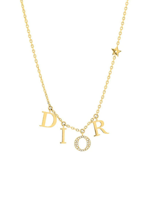 Jaelina CD Necklace | Gold
