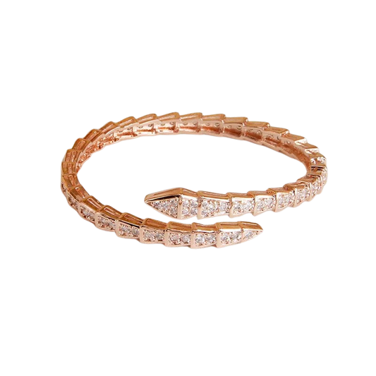 Yelara Snake Bracelet | Rose Gold