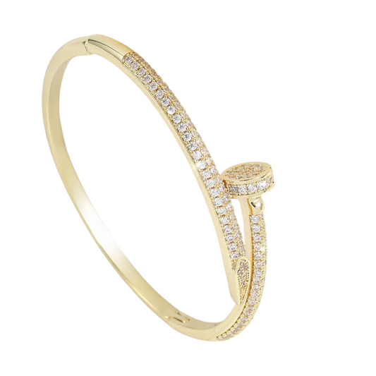 Hermiz Nail Bracelet | Stone-Embellished