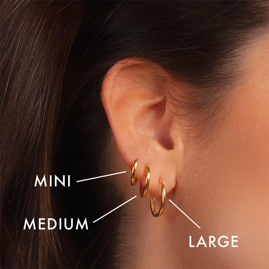 Luna Timeless Earrings | Round