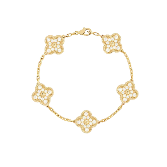 Aveline Bracelet | Gold Zirconia