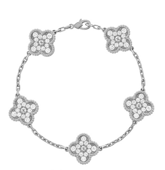 Alira Clover Bracelet | SIlver