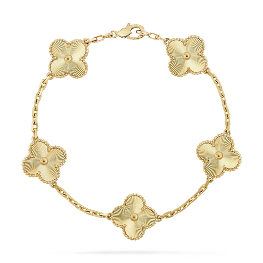 Arabella Elegant Clover Bracelet | Gold