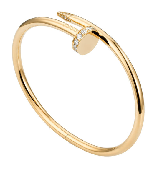Elara Elegance Nail Deluxe Bracelet | Gold