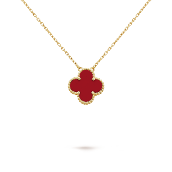Alira Clover Necklace | Red
