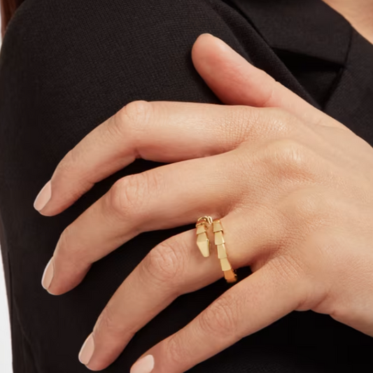 Orielle Viper Ring | Gold